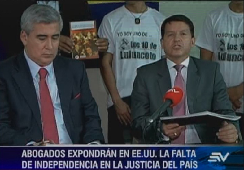 Grupo de abogados elevará ante la CIDH la “falta de independencia en la justicia ecuatoriana”