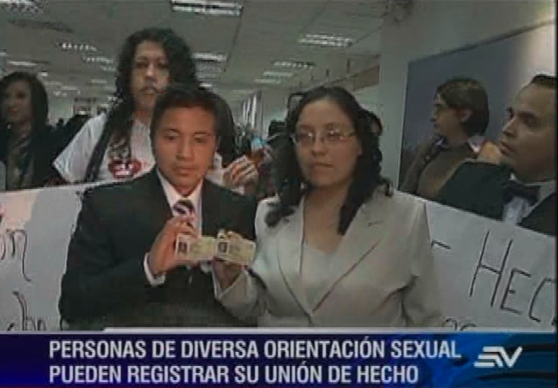 Conozca a la primera pareja que registró su unión de hecho en Quito