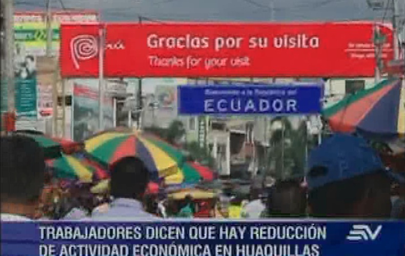 Bajan las ventas en frontera norte y sur de Ecuador tras aranceles a importaciones