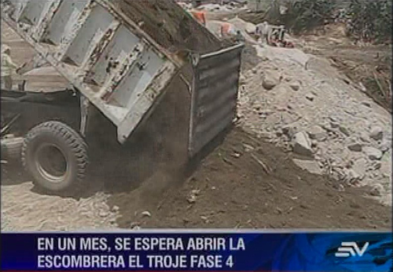 Dos escombreras en Quito ya se encuentran operativas