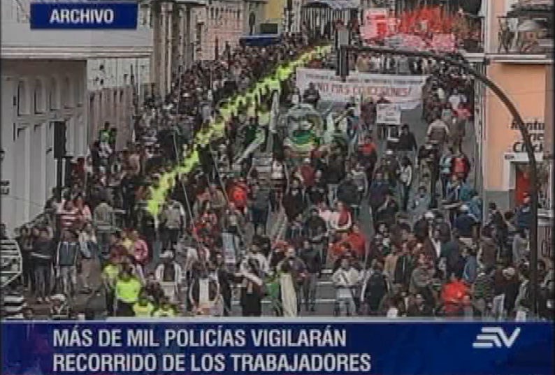Más de 1.000 policías brindarán seguridad durante la marcha laboral