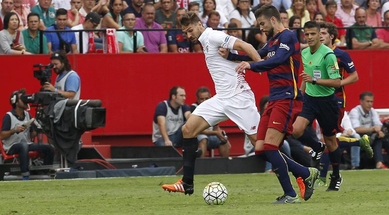 Barcelona pierde gas sin Messi ante un redimido Sevilla