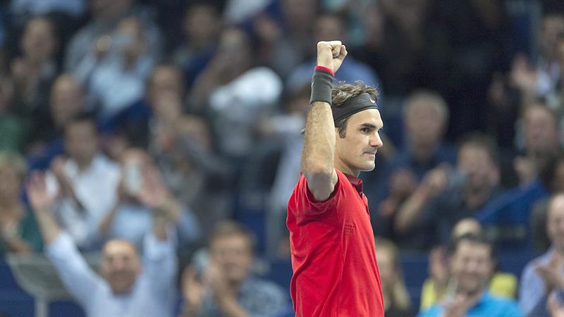 Federer se clasifica para final de &#039;su&#039; torneo de Basilea ante belga Goffin