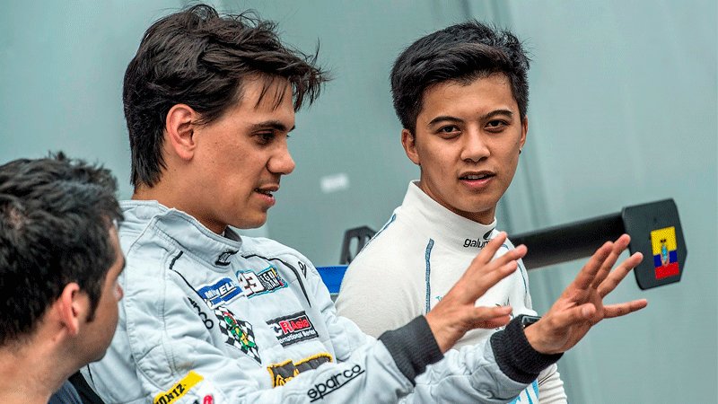 Ecuatoriano es tercero en campeonato de automovilismo en China