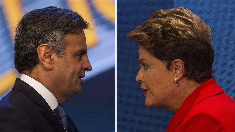 Corrupción confronta a Rousseff y Neves a un día del balotaje en Brasil