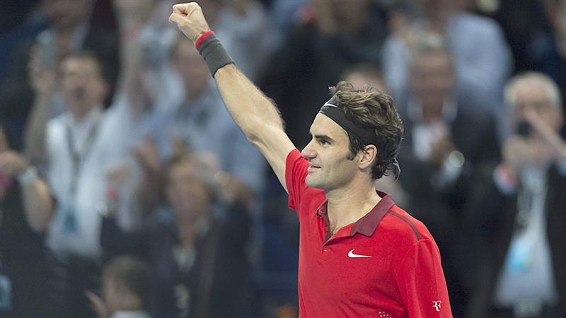 Federer se clasifica para final de &#039;su&#039; torneo de Basilea ante belga Goffin