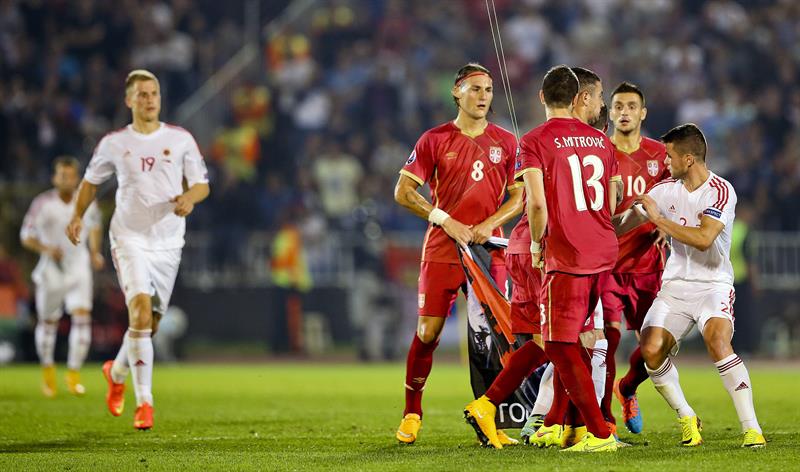 Tensión entre Albania y Serbia tras la suspensión de fútbol