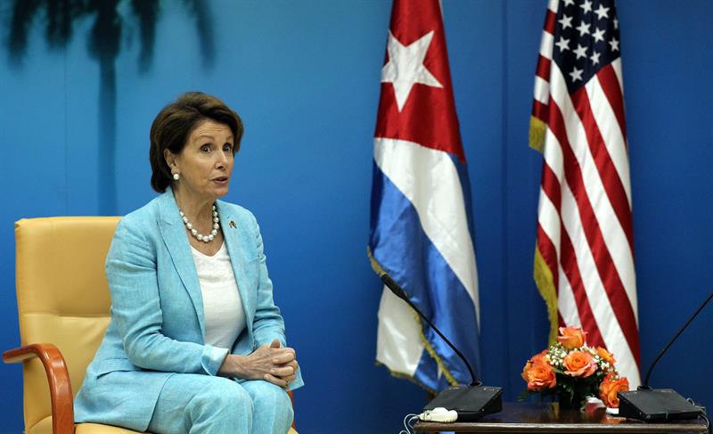 Canciller cubano recibe a congresistas de EE.UU, encabezados por Nancy Pelosi