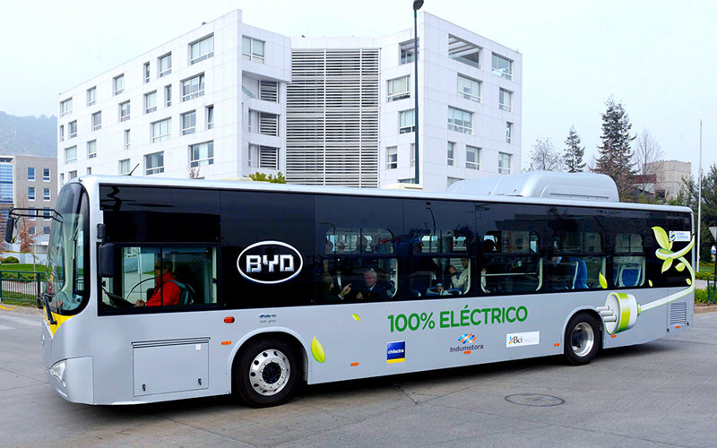 Un bus eléctrico circulará desde el 22 de noviembre en Guayaquil