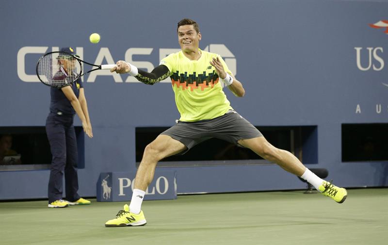 Nishikori pudo con Raonic y se instala en cuartos del US Open