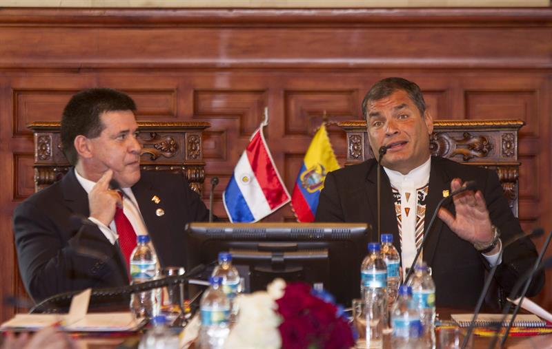 Presidente paraguayo se compromete a profundizar acercamiento con Ecuador