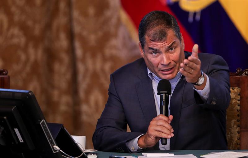 Expresidente Rafael Correa comparece por caso Petrochina en la Fiscalía de Guayaquil