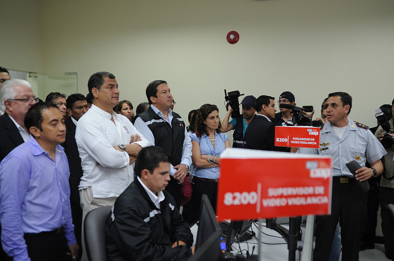 Correa inauguró en Sucumbíos el ECU-911 No. 15 a escala nacional