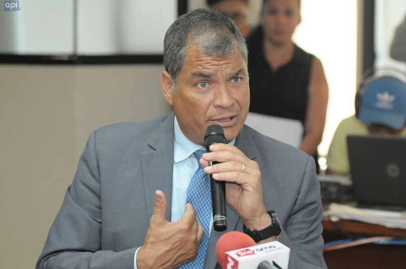 Rafael Correa: de presidente de Ecuador a entrevistador de un canal ruso