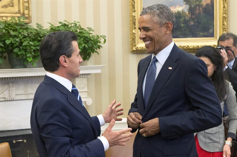 Peña Nieto admite &quot;reto&quot; de seguridad que tiene México y Obama ofrece apoyo