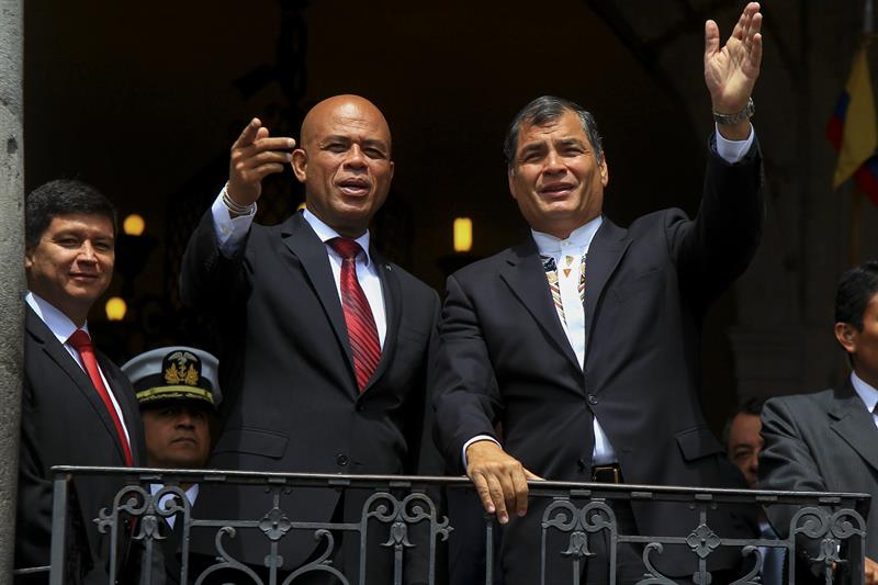 Los presidentes de Ecuador y Haití se reúnen para tratar su agenda bilateral