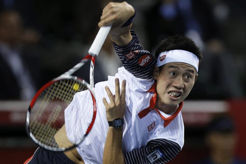 Nishikori no falla en su estreno en el torneo ATP de Tokio