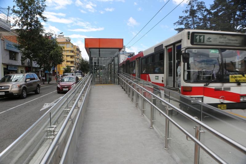 10 nuevas paradas del Trolebús en Quito serán habilitadas el viernes