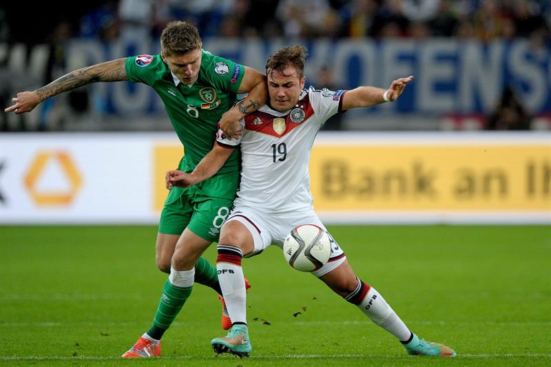 Irlanda empata en el último suspiro ante una Alemania en &#039;crisis&#039; (1-1)