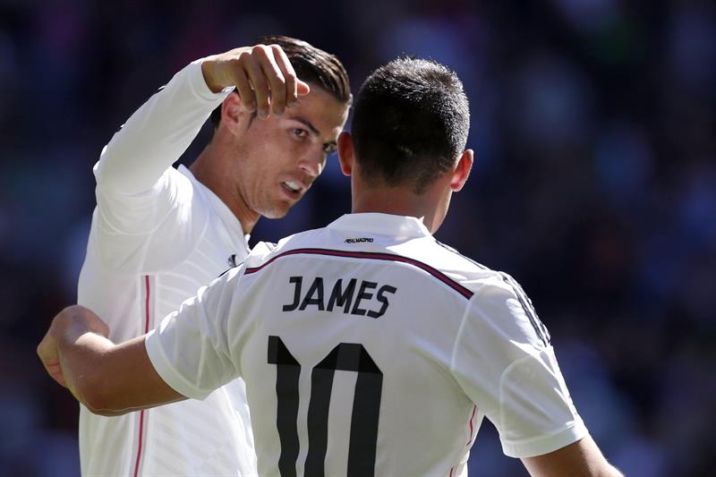 James, &quot;feliz&quot; por su regreso con el Real Madrid