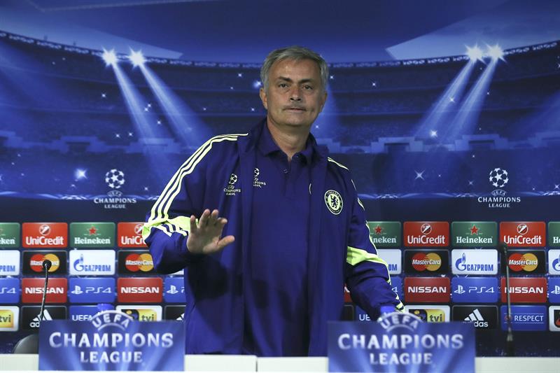 Entrenador portugués José Mourinho se queja del arbitraje europeo