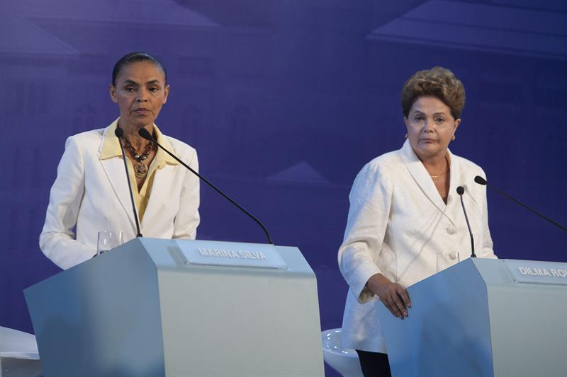 Dilma Rousseff sube levemente en las encuestas frente a Silva