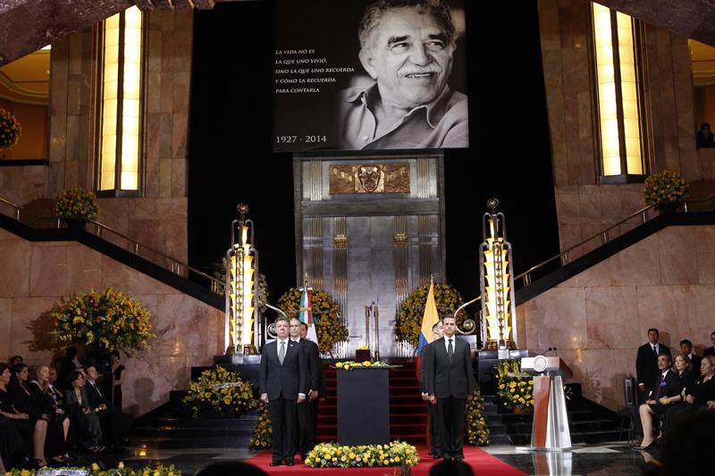 Emotivo homenaje en México para despedir a García Márquez