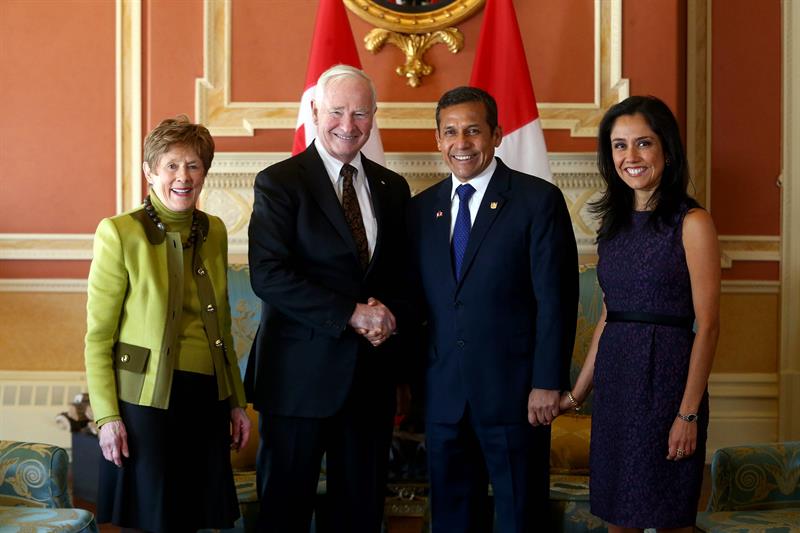 Presidente Humala inicia visita oficial a Canadá marcada por la economía