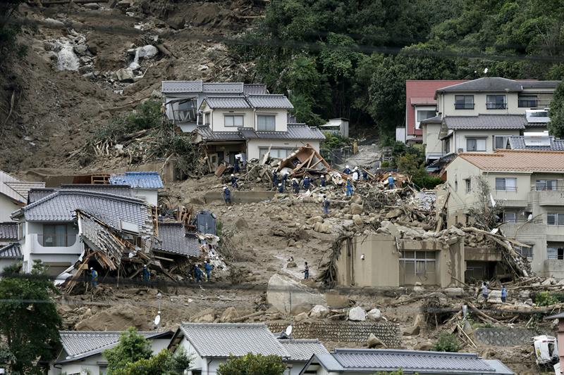 Se elevan a 39 los fallecidos en Japón por las lluvias torrenciales