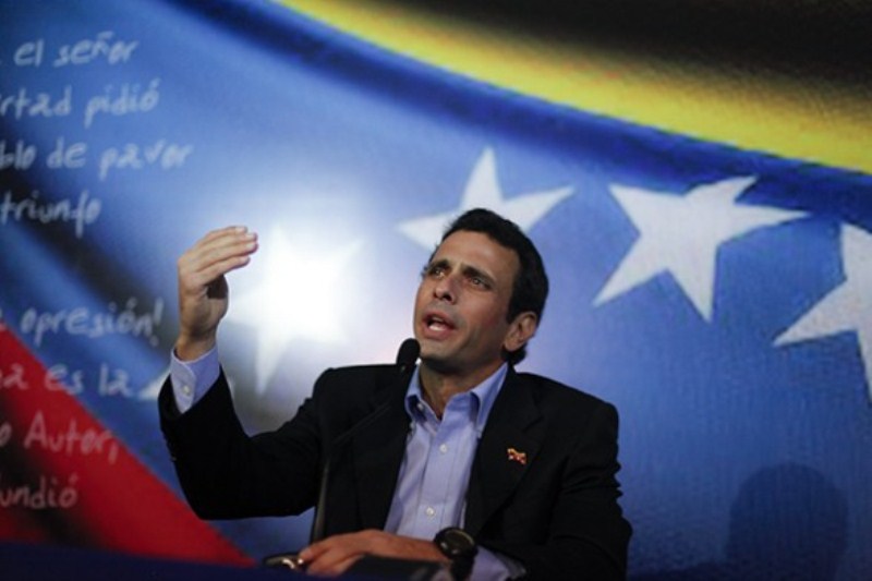 Capriles responsabiliza a Maduro de &#039;cualquier cosa&#039; que le ocurra