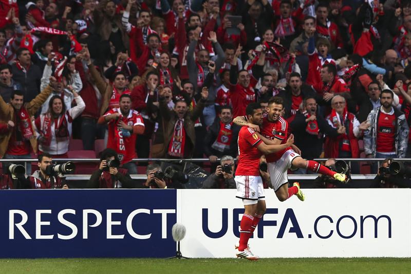 Liga Europa: Benfica vence 2-1 a la Juventus y toma ventaja