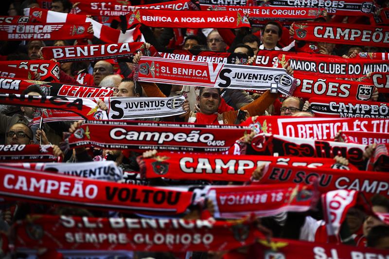 Liga Europa: Benfica vence 2-1 a la Juventus y toma ventaja