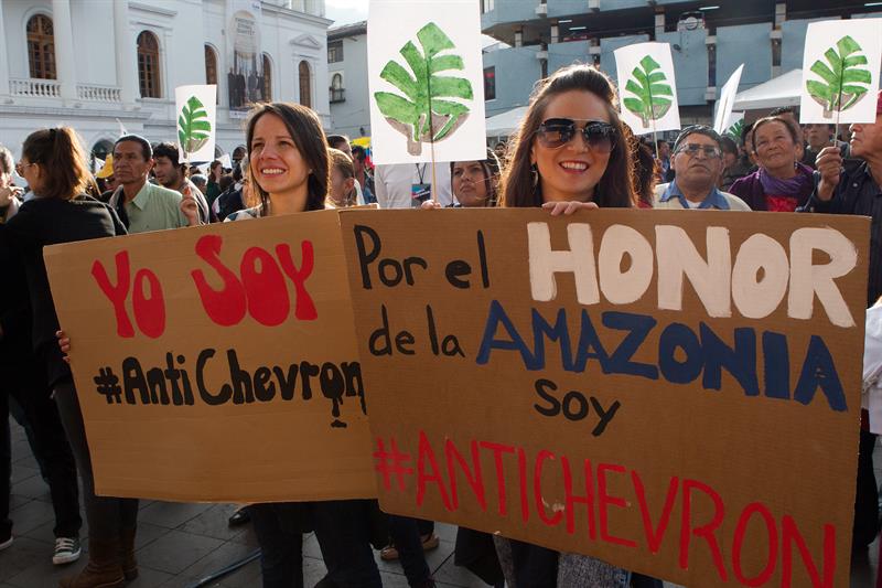 Afectados lanzaron mensaje de protesta en el Día Mundial AntiChevron