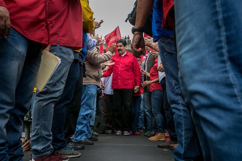 Maduro amenaza con prisión a opositores si hay violencia en marcha en Caracas