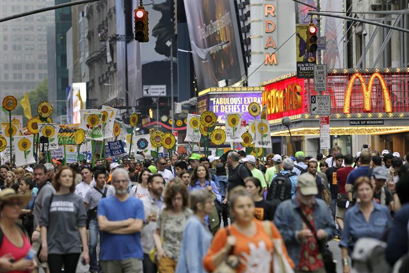 Unas 600 mil personas marchan en el mundo contra el cambio climático