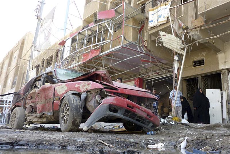 Al menos 49 muertos y 160 heridos en una cadena de atentados en Bagdad