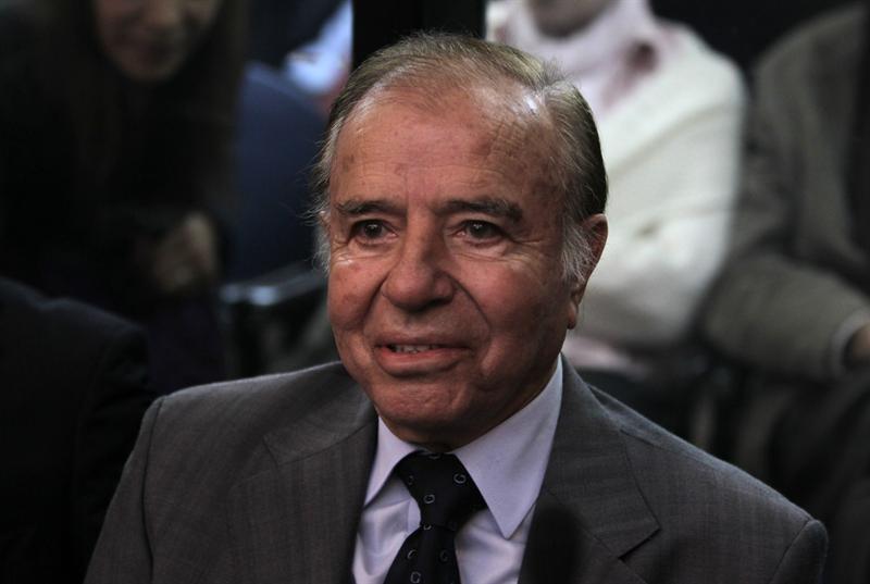 Fiscalía investiga a expresidente Menem por no declarar un inmueble