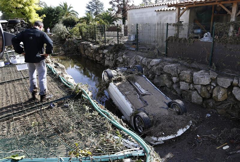 Dieciséis muertos dejan lluvias torrenciales en el sureste de Francia