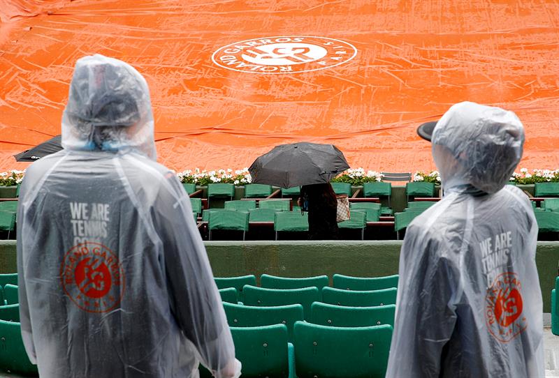 La lluvia sacude una edición de Roland Garros &#039;maldita&#039;