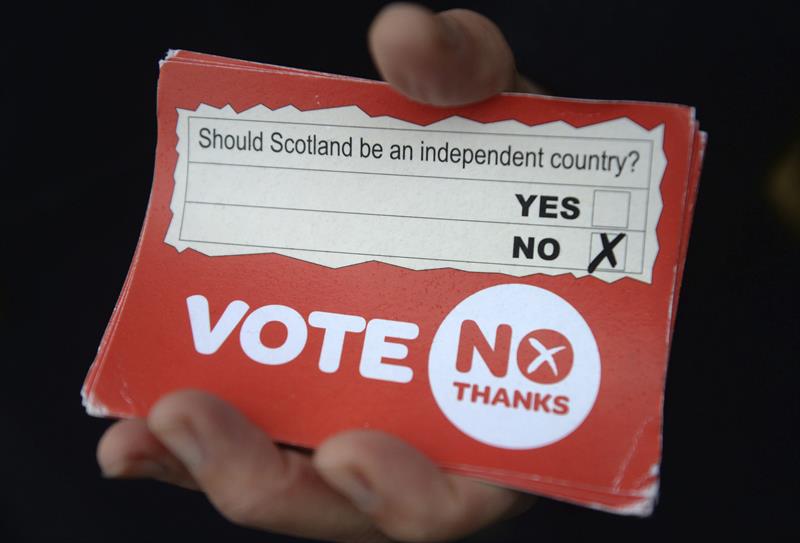 El &quot;no&quot; gana en el primero de los 32 distritos electorales de Escocia