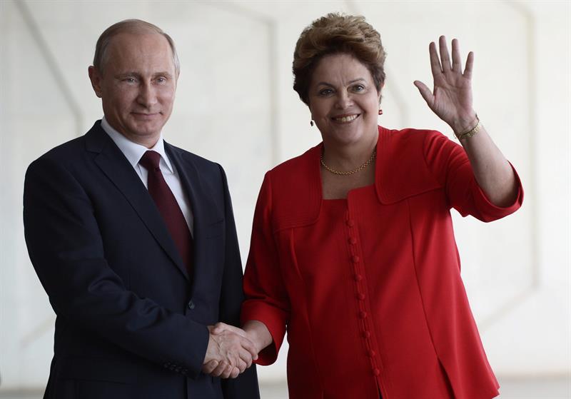 Brasil y Rusia planean duplicar su comercio bilateral