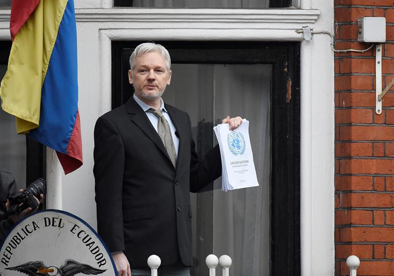 Assange pide a la UE la elaboración de leyes que protejan a los informantes