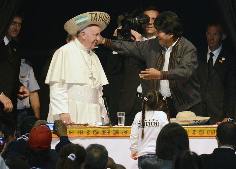 Evo Morales dice temer por la vida del papa Francisco