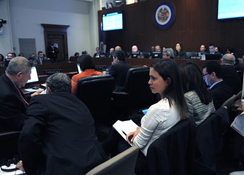 OEA niega intervención de opositora venezolana María Corina Machado