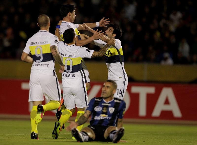 Boca Juniors supera a Independiente al finalizar el primer tiempo