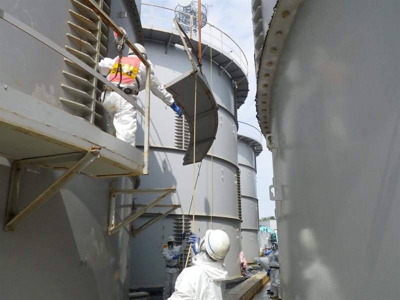 Fukushima vertió 1.130 toneladas de agua tóxica al mar por llegada de tifón