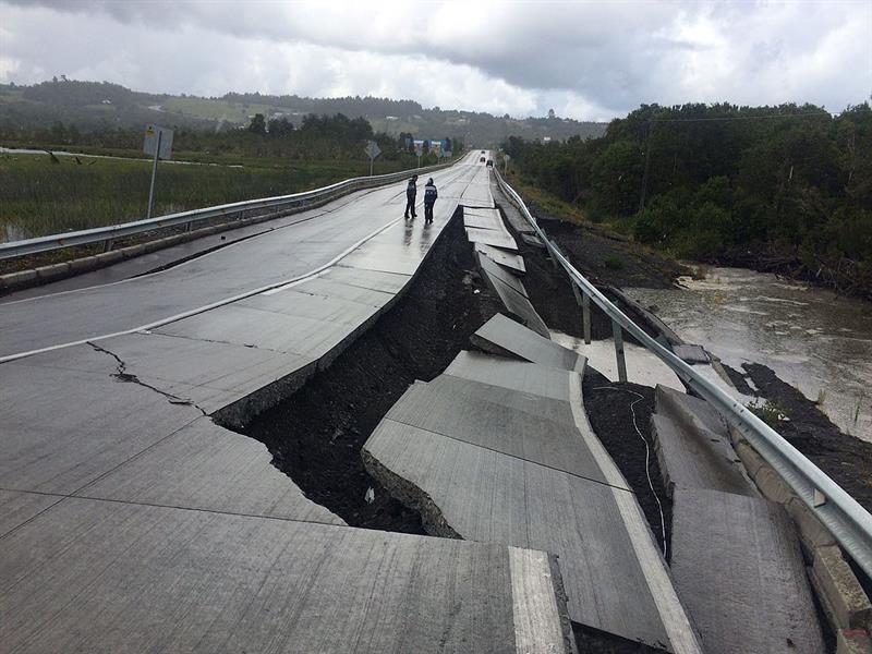 Sur de Chile, sin víctimas tras terremoto de 7,6 grados