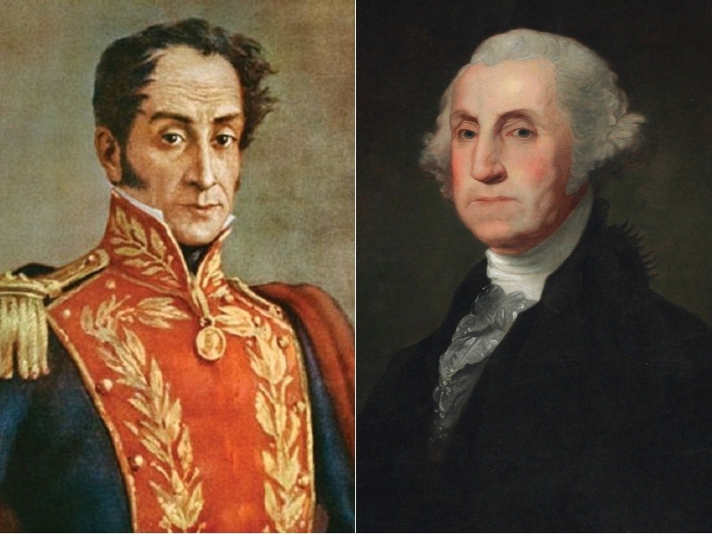 El retrato de George Washington que fue propiedad de Simón Bolívar