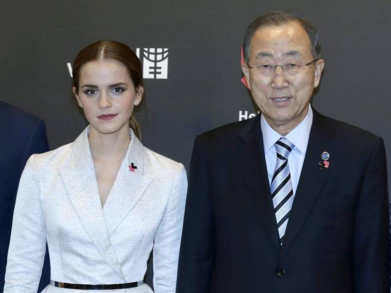 Emma Watson llama a los hombres a unirse a la lucha por la igualdad de género