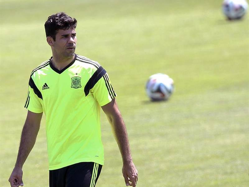 Diego Costa ya se entrena con la selección española